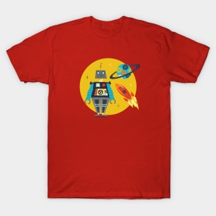 Retro Robots T-Shirt